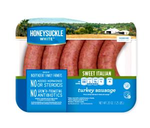 2 1/2 oz (70 g) Mild Italian Turkey Sausage