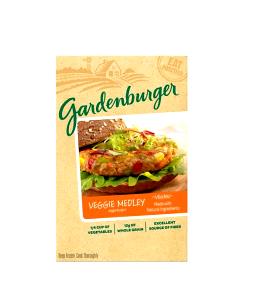 2 1/2 Oz Gardenburger, Veggie Medley, Vegan