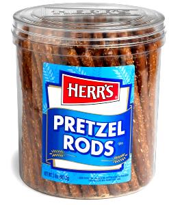 2 1/2 pretzels (28 g) Pretzel Rods