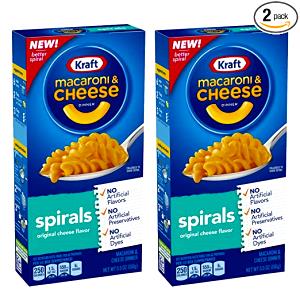 2 3/4 Oz Macaroni & Cheese Mix, Spirals