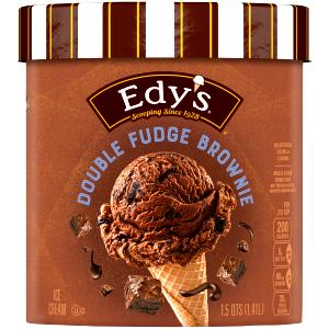 2/3 cup (108 g) double fudge brownie ice cream