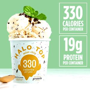 2/3 cup (85 g) Mint Chip Ice Cream