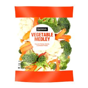 2/3 cup (85 g) Steam Supreme Broccoli Florets, Cauliflower, Whole Baby Carrots