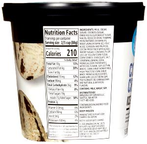 2/3 cup (88 g) Natural Vanilla Ice Cream