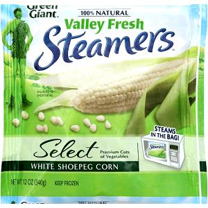 2/3 cup (88 g) Valley Fresh Steamers White Shoepeg Corn