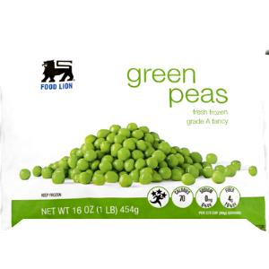 2/3 cup (89 g) Fresh Frozen Grade A Fancy Green Peas