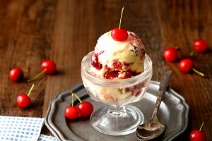 2/3 cup (90 g) Cherry Pie Ice Cream