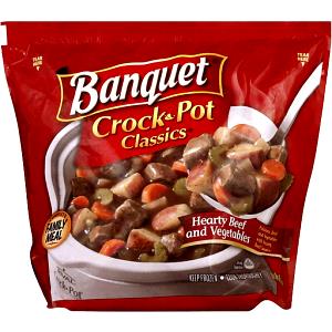 2/3 cup Crock Pot Classics Hearty Beef & Vegetables