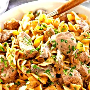 2/3 cup Crock Pot Classics Stroganoff with Beef & Noodles