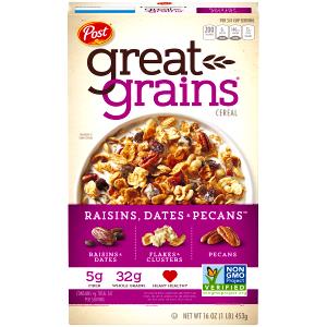 2/3 Cup Great Grains Raisin, Date & Pecan