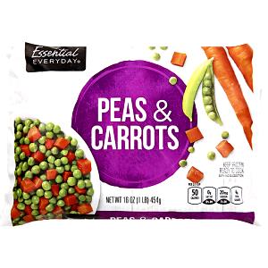 2/3 Cup Peas & Carrots, Frozen