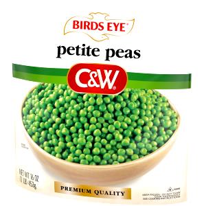 2/3 Cup Peas, Petite, Frozen