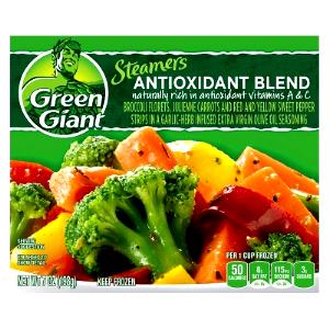 2/3 cup prepared (1 cup frozen) (110 g) Steamers Antioxidant Blend