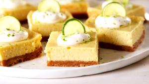 2" bar Key Lime Bars