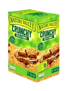 2 bars (40 g) Simple Crunch Oats & Honey