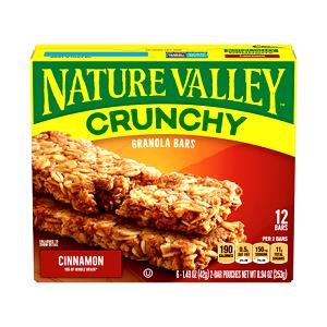 2 bars (42 g) Crunchy Granola Bars - Cinnamon