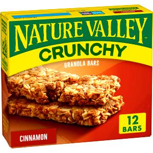 2 Bars Granola Bar, Crunchy, Cinnamon