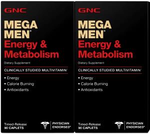 2 caplets Mega Men Energy & Metabolism