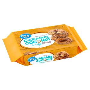 2 cookies (28 g) Fudge Drizzled Caramel Coconut Cookies