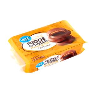 2 cookies (30 g) Fudge Covered Peanut Butter Filled Cookies