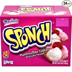 2 cookies (30 g) Sponch Marshmallow & Cookie Treats