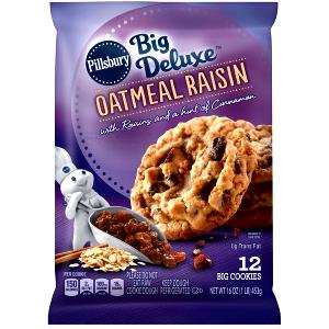 2 cookies (38 g) Big Deluxe with Oatmeal Raisin Cookie Dough