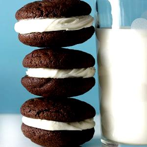 2 Cookies Cookie Cremes Sandwich Cookie, Chocolate