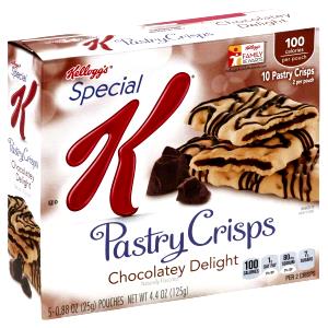 2 crisps (25 g) Special K Pastry Crisps - Chocolatey Delight