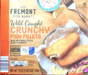 2 fillets (106 g) Wild Caught Crunchy Fish Fillets