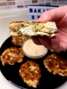 2 Fritters With Syrup (4" X 2-1/2" X 3-1/4") Puerto Rican Style Bread Fritters (Torrejas, Galician Fritters)