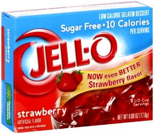 2 Grams Gelatin Dessert, Sugar Free Mixed Fruit, Low Calorie