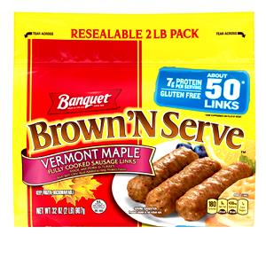 2 links (56 g) Maple Turkey Breakfast Sausage