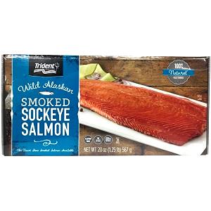 2 oz (55 g) Wild Alaskan Smoked Sockeye Salmon