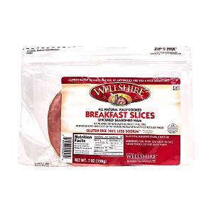 2 oz (56 g) Breakfast Slices Uncured Seasoned Ham