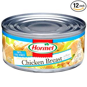 2 oz (56 g) Chunked Chicken Breast in a Can