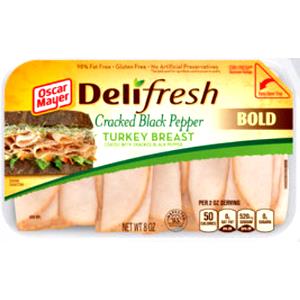 2 oz (56 g) Delifresh Cracked Black Pepper Turkey Breast