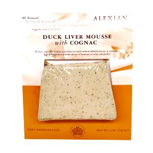 2 oz (56 g) Duck Liver Mousse with Cognac