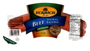 2 oz (56 g) Hardwood Smoked Beef Smoked Sausage