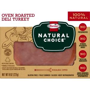 2 oz (56 g) Natural Choice Sliced Oven Roasted Deli Turkey