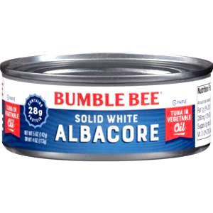 2 oz (56 g) Solid White Albacore Tuna in Vegetable Oil