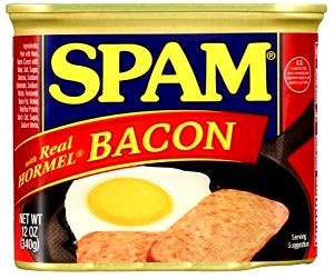 2 oz (56 g) Spam with real Hormel Bacon