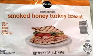 2 oz (56 g) Thin Sliced Smoked Honey Turkey Breast