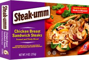 2 oz (57 g) Chicken Sandwich Steaks