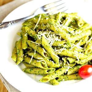 2 oz (57 g) Spinach Basil Garlic Linguini