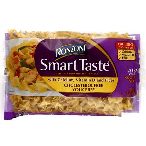 2 oz dry (56 g) Smart Taste Extra Wide Noodles