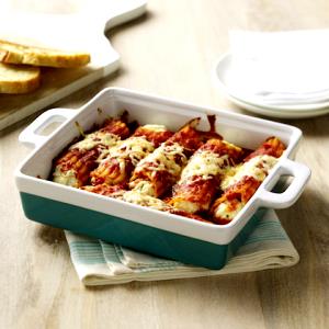 2 Oz Manicotti Pasta, Baked