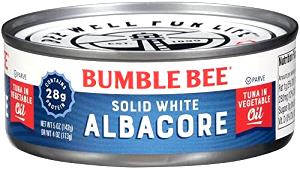 2 Oz Solid White Albacore Tuna In Oil