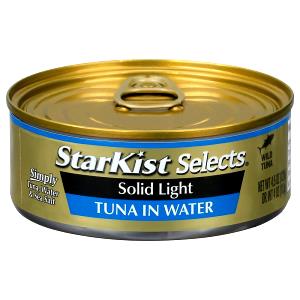 2 Oz Starkist Selects, Solid Light Tuna İn Water, Canned