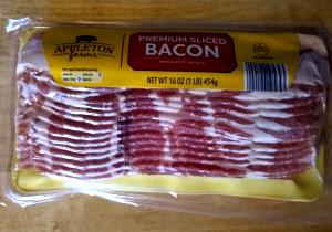 2 pan fried slices (17 g) Premium Sliced Bacon Hardwood Smoked