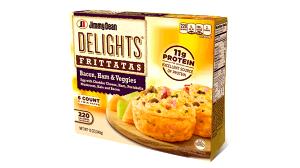 2 pieces (113 g) Delights Frittatas Bacon, Ham & Veggies